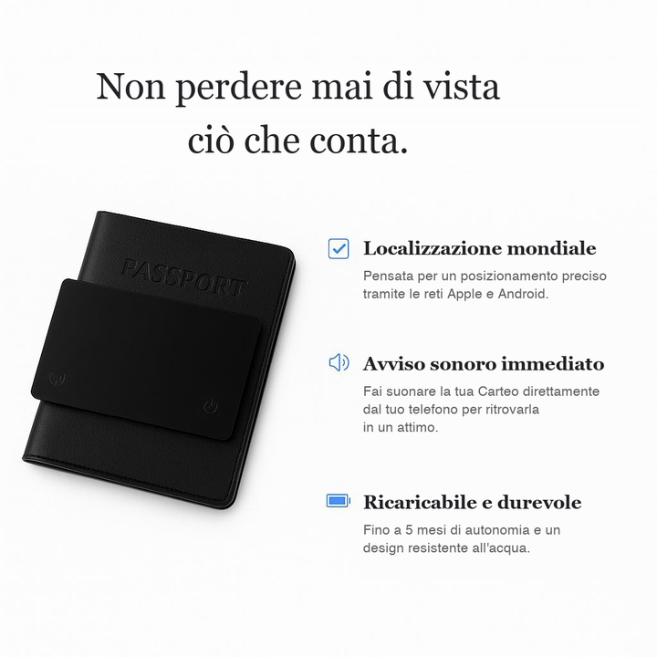 Non perdere mai di vista ciò che conta